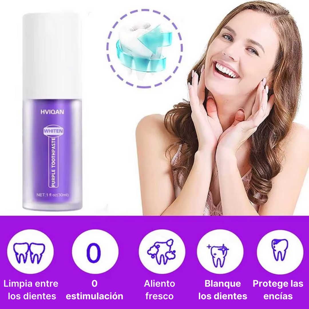 Crema Dental Blanqueadora Morada